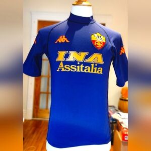Kappa Roma jersey blue